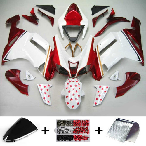 Injection Fairing Kit Bodywork Plastic ABS fit For Kawasaki ZX6R 636 2007-2008