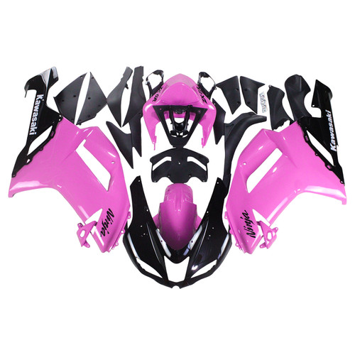 2007-2008 Kawasaki ZX6R 636 Amotopart Injection Fairing Kit Bodywork Plastic ABS #130
