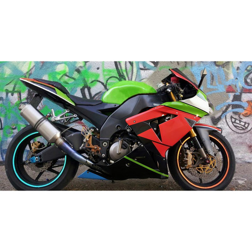 Injection Fairing Kit Bodywork Plastic ABS fit For Kawasaki ZX10R 2004-2005