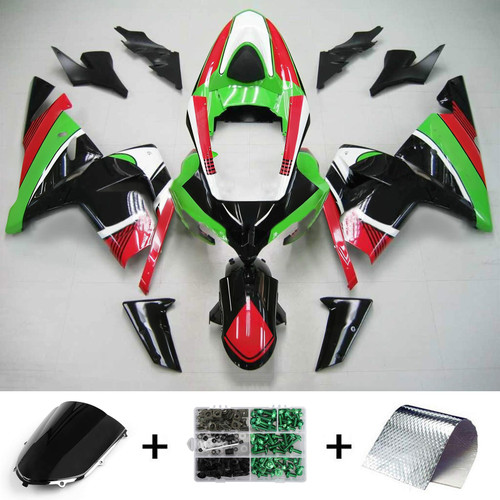 Injection Fairing Kit Bodywork Plastic ABS fit For Kawasaki ZX10R 2004-2005