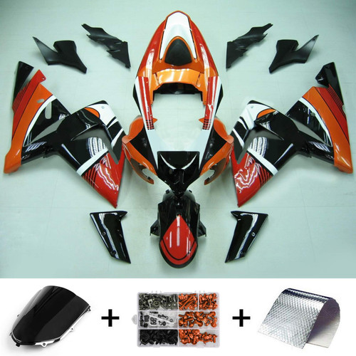 Injection Fairing Kit Bodywork Plastic ABS fit For Kawasaki ZX10R 2004-2005