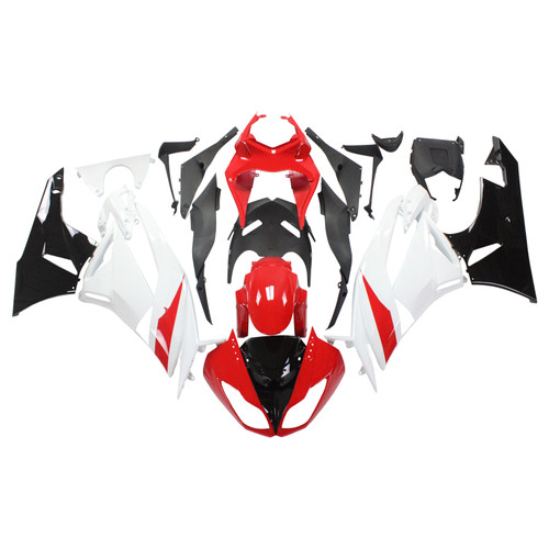 2009-2012 Kawasaki ZX6R 636 Amotopart Injection Fairing Kit Bodywork Plastic ABS #113