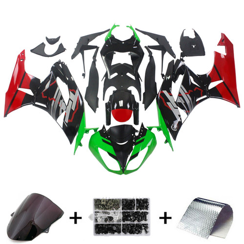Injection Fairing Kit Bodywork Plastic ABS fit For Kawasaki ZX6R 636 2009-2012