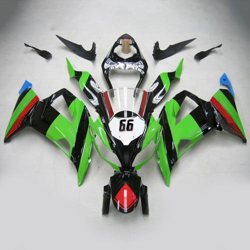 Injection Fairing Kit Bodywork Plastic ABS fit For Kawasaki ZX6R 636 2013-2018