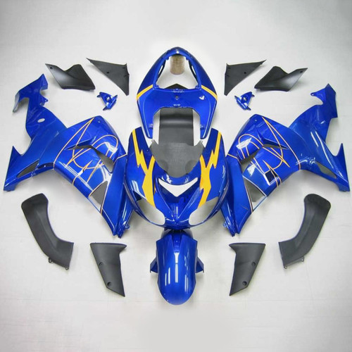 Injection Fairing Kit Bodywork Plastic ABS fit For Kawasaki ZX10R 2006-2007