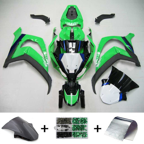 Injection Fairing Kit Bodywork Plastic ABS fit For Kawasaki ZX10R 2011-2015