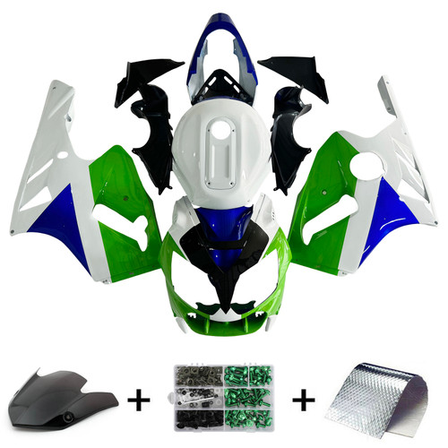 2002-2005 Kawasaki ZX12R Amotopart Injection Fairing Kit Bodywork Plastic ABS #106