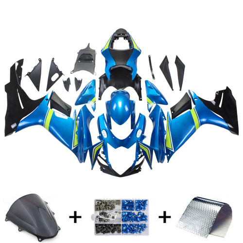 2011-2023 Suzuki GSXR 600/750 K11 Amotopart Injection Fairing Kit Bodywork Plastic ABS #133