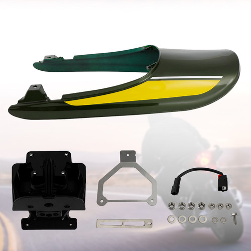 Tail Cowl Fairing+License Plate Bracket fit for Kawasaki Z900RS 2018-2022 DGRN