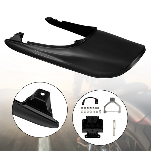 Tail Cowl Fairing+License Plate Bracket fit for Kawasaki Z900RS 2018-2022 MBLK