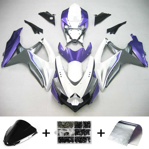 Injection Fairing Kit Bodywork Plastic ABS For Suzuki GSXR 600/750 2008-2010 K8