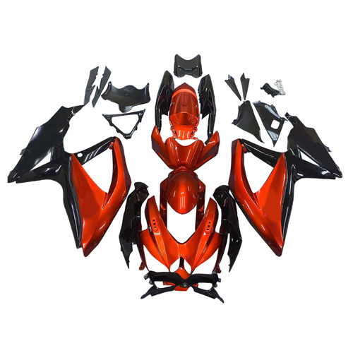 2008-2010 Suzuki GSXR 600/750 K8 Amotopart Injection Fairing Kit Bodywork Plastic ABS #136
