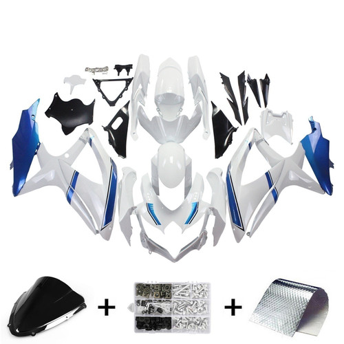 2008-2010 Suzuki GSXR 600/750 K8 Amotopart Injection Fairing Kit Bodywork Plastic ABS #152