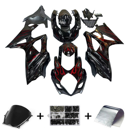 2007-2008 Suzuki GSXR1000 K7 Amotopart Injection Fairing Kit Bodywork Plastic ABS #116