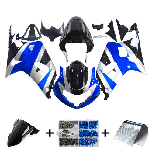 Injection Fairing Kit Bodywork Plastic ABS For Suzuki GSXR750 2001-2003 K1