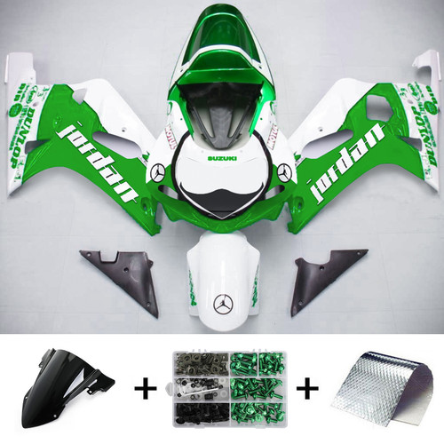 Injection Fairing Kit Bodywork Plastic ABS For Suzuki GSXR750 2001-2003 K1 #122