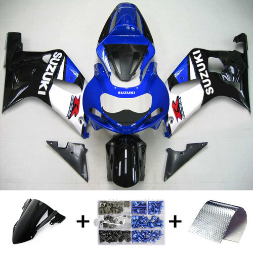Injection Fairing Kit Bodywork Plastic ABS For Suzuki GSXR750 2001-2003 K1 #132