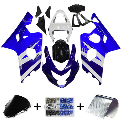 2004-2005 Suzuki GSXR 600/750 K4 Injection Fairing Kit Bodywork Plastic ABS #107 Amotopart