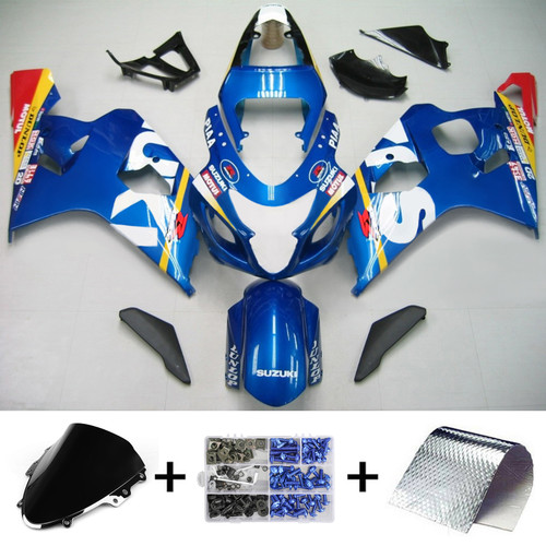Injection Fairing Kit Bodywork Plastic ABS For Suzuki GSXR 600/750 2004-2005 K4 #144