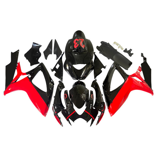 2006-2007 Suzuki GSXR 600/750 K6 Amotopart Injection Fairing Kit Bodywork Plastic ABS #108