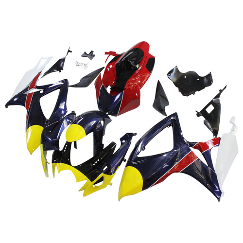 2006-2007 Suzuki GSXR 600/750 K6 Amotopart Injection Fairing Kit Bodywork Plastic ABS #113