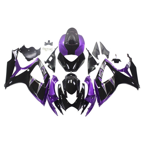 2006-2007 Suzuki GSXR 600/750 K6 Amotopart Injection Fairing Kit Bodywork Plastic ABS #114