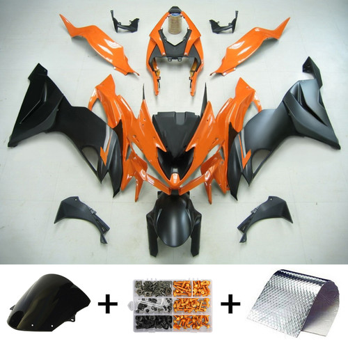 Injection Fairing Kit Bodywork Plastic ABS fit For Kawasaki ZX6R 2019-2023