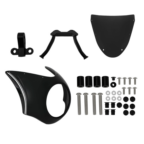 Headlight Windscreen Cover Windshield WindScreen fit for BMW R18 2020-2022 BLKW