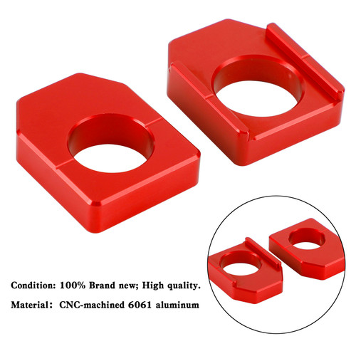 CNC Rear Axle Block Chain Adjuster For Honda CRF450R/X CR125R/250R CRF250R/X