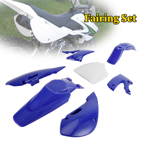 Injection ABS Plastic Bodywork Fairing Kit for kawasaki klx110 klx65 RM65 DRZ110 Blue