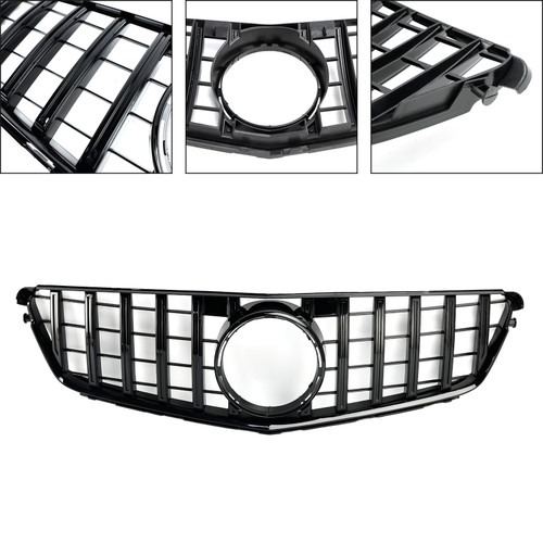 2008-2014 Benz C-Class W204 C300 C350 GTR Style Front Bumper Grille Grill Generic