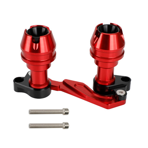 Aluminum Frame Crash Sliders Protect Red Fit For Yamaha Nvx Aerox Nmax 15-19