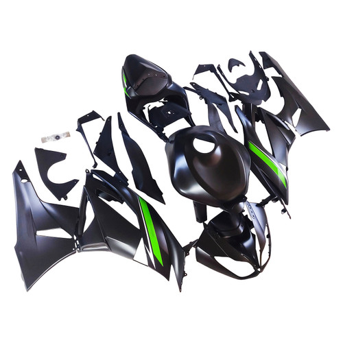 2009-2012 Kawasaki ZX6R 636 Injection Fairing Kit Bodywork Plastic ABS #120 Amotopart Fairing