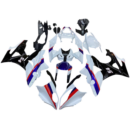 2009-2014 BMW S1000RR Injection Fairing Kit Bodywork Plastic ABS #124 Amotopart Fairing