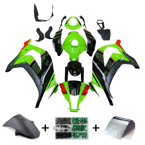 Injection Fairing Kit Bodywork Plastic ABS fit For Kawasaki ZX10R 2011-2015