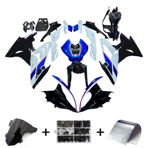 2017-2018 BMW S1000RR Injection Fairing Kit Bodywork Plastic ABS #121 Amotopart Fairing