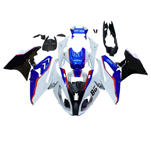 2017-2018 BMW S1000RR Injection Fairing Kit Bodywork Plastic ABS #129 Amotopart Fairing