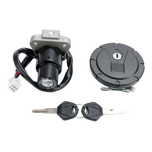 Fuel Gas Cap, Ignition Switch For Kawasaki KL250 KLR250 86-05 KL600 KLR650 87-07