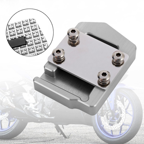 Extension Brake Foot Pedal Enlarger Pad Light Cnc Silver For Yamaha Yzf-R3 19-23