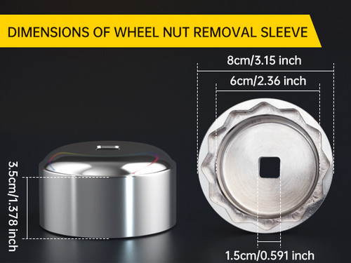 Wheel Nut Removal Socket 529036457 For Can-Am Ryker 600 900 Rally Generic