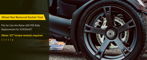 Wheel Nut Removal Socket 529036457 For Can-Am Ryker 600 900 Rally Generic