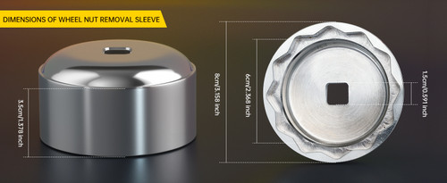 Wheel Nut Removal Socket 529036457 For Can-Am Ryker 600 900 Rally Generic