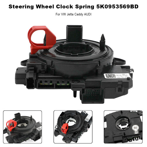 Steering Wheel Clock Spring 5K0953569BD For VW Jetta Caddy AUDI 