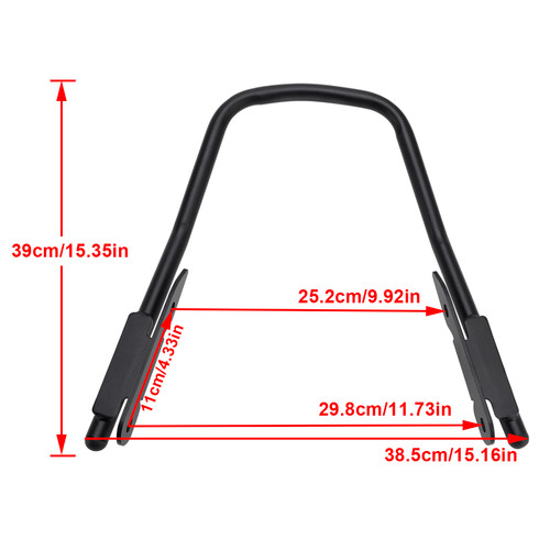 Motorcycle Rear Passenger Armrest Hand Holder fit for Trident 660 2021-2023