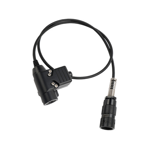 7.1-C7 Rear Mount Big Plug Tactical Headset For AN/PRC-152 AN/PRC-148 U329 Radio