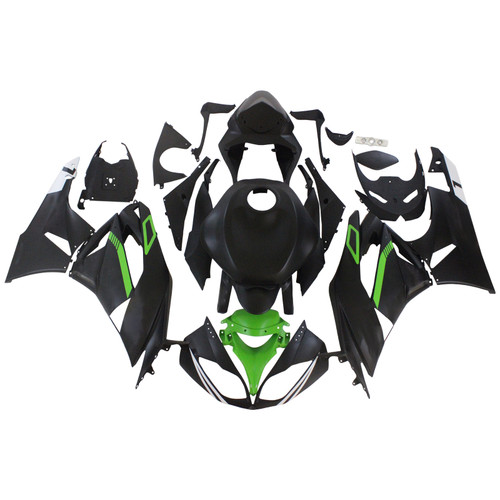 2009-2012 Kawasaki ZX6R 636 Injection Fairing Kit Bodywork Plastic ABS#152 Amotopart Fairing