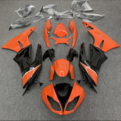 Injection Fairing Kit Bodywork Plastic ABS fit For Kawasaki ZX6R 636 2009-2012