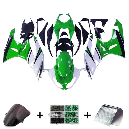 2009-2012 Kawasaki ZX6R 636 Injection Fairing Kit Bodywork Plastic ABS#162 Amotopart Fairing