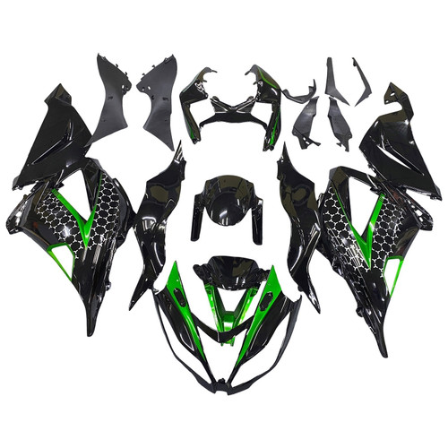 2013-2018 Kawasaki ZX6R 636 Injection Fairing Kit Bodywork Plastic ABS#121 Amotopart Fairing