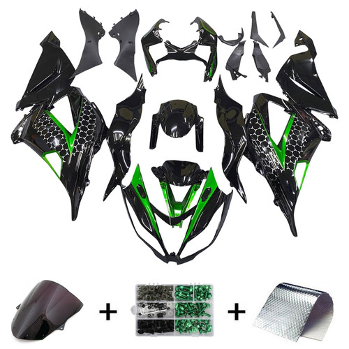 so 2013-2018 Kawasaki ZX6R 636 Injection Fairing Kit Bodywork Plastic